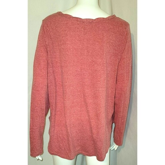 Lane Bryant Long Sleeve Tee with Folded Neckline - Size 14/16 - Picture 6 of 7